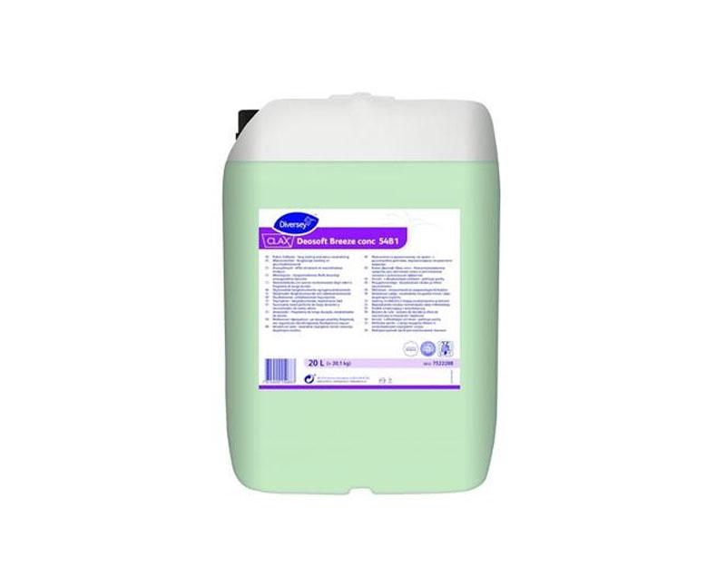 Diversey CLAX Deosoft Breeze conc 54 B1 koncentrált öblítő, szagsemlegesítő adalékkal 20 l Fő kép