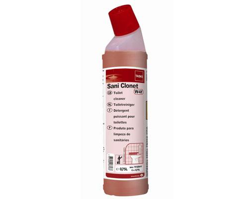 Diversey TASKI Sani Clonet hangyasav alapú WC- kagyló és piszoár tisztítószer, hígítás nélkül használható 750 ml Fő kép