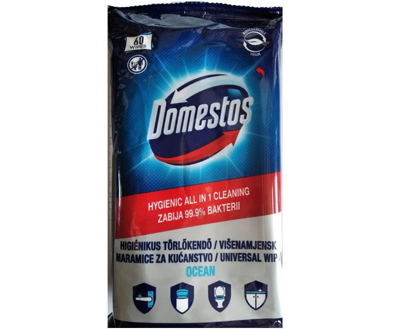 Domestos nedves fertőtlenítőkendő 60 db-os Fő kép