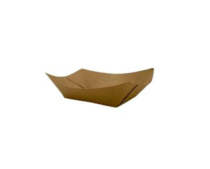 ECOKRAFT Begreen barna csónak papírtálca 138 x 100 x 35 mm - 220 ml