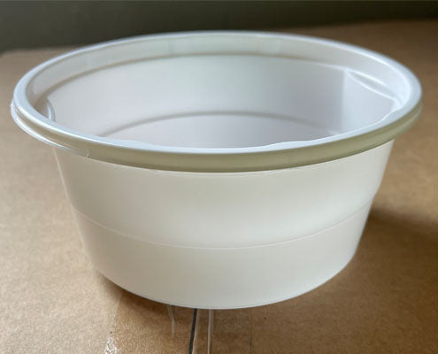 Elviteles műanyag fehér gulyástál 500 ml Fő kép