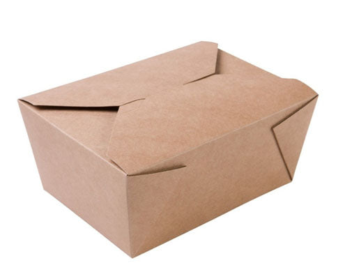 Elviteles zárható papír doboz Food Box Prémium kraft 45 oz 1320 ml Fő kép