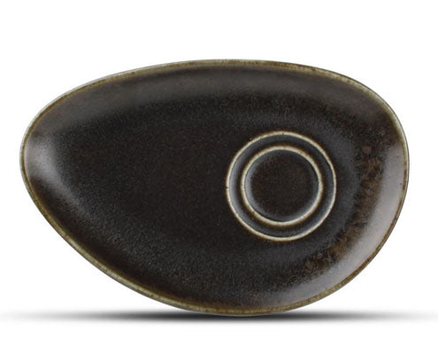 F2D Ceres porcelán csészealj fekete 20 x 13 cm Fő kép