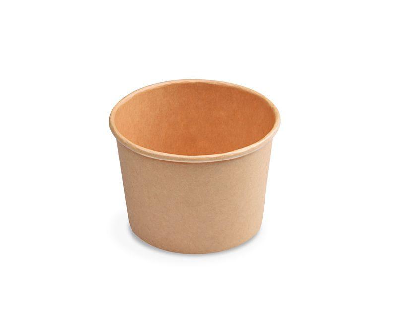 Fagylaltos kraft papírtálka 250 ml