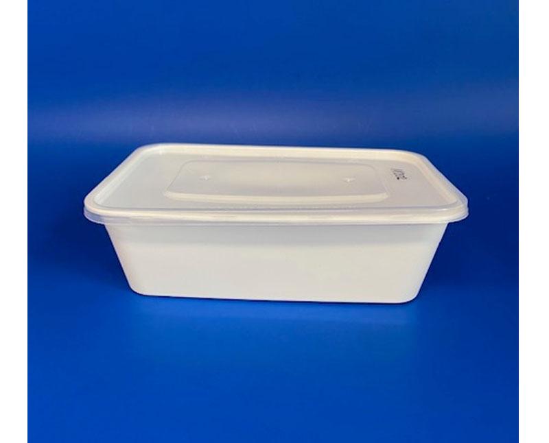 Fehér ételes doboz 750 ml Fő kép