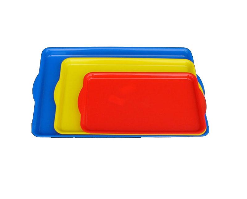 Fehér füles műanyag tálca 43 x 28 cm Fő kép