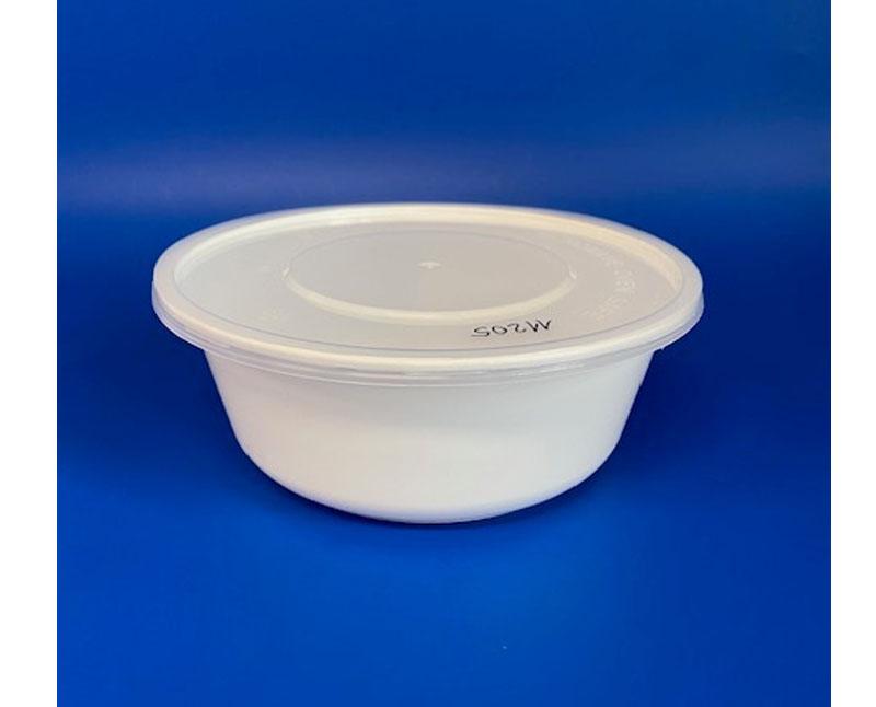 Fehér leveses tál 500 ml Fő kép