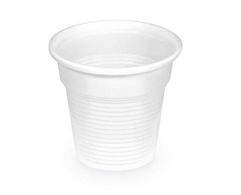 Fehér műanyag pohár 80 ml