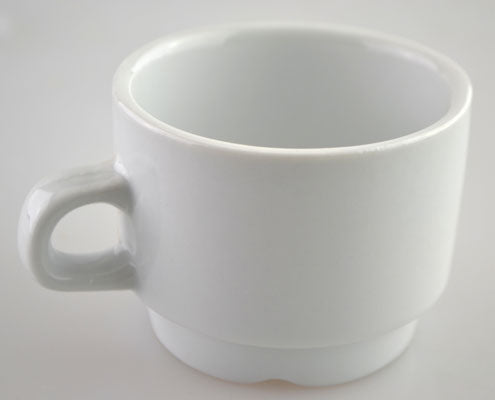 Fehér porcelán mokkás csésze 100 ml Super White Fő kép