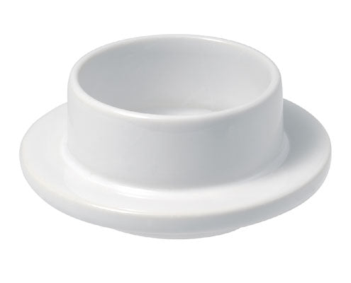 Fehér sütő-porcelán vajtartó tálka 7 cl Fő kép