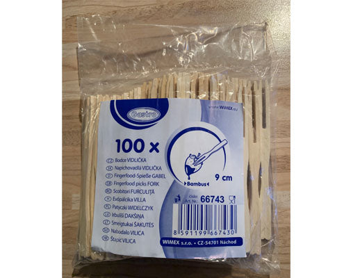 Fingerfood bambusz villa 9 cm - környezetbarát Fő kép