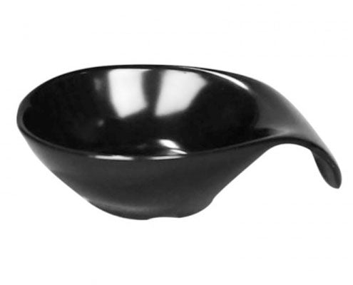 Fingerfood tálka "ROYAL ASCOT" melamin 11,9 x 8,8 cm fekete Fő kép