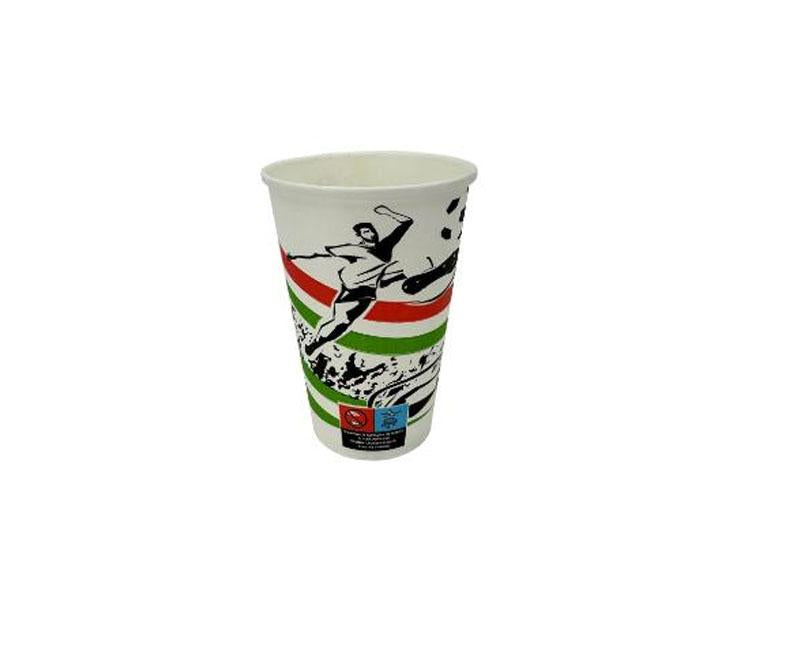 Foci mintás papírpohár 350 ml 14 oz