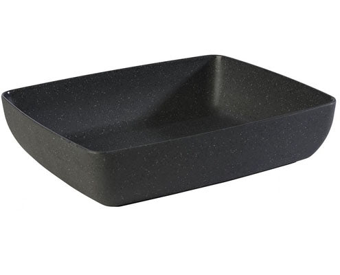 Frida Stone tál, melamin, GN 1/2, űrt. 4 l, fekete Fő kép