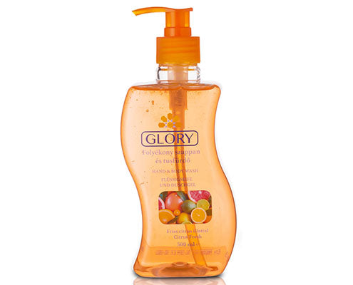 Glory folyékony szappan és tusfürdő Friss citrus illattal 500 ml Fő kép