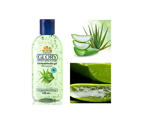 Glory kézfertőtlenítő gél aloe vera illattal 100 ml