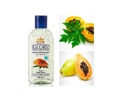 Glory kézfertőtlenítő gél papaya illattal 100 ml Fő kép