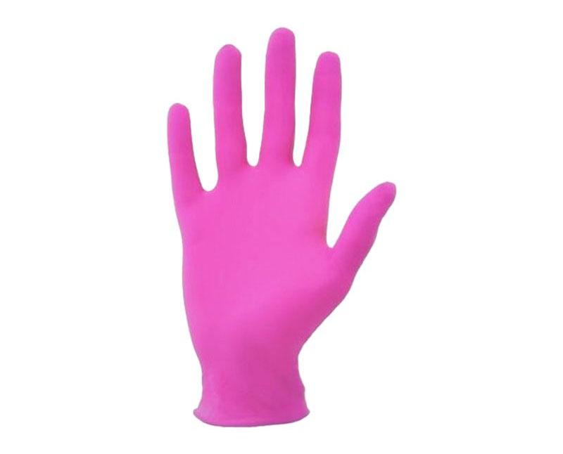 Gumikesztyű nitril magenta L Fő kép