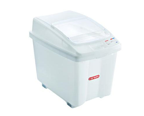 Gurulós tároló doboz csúszó tetővel 80 l 655 x 435 x 560 mm Fő kép