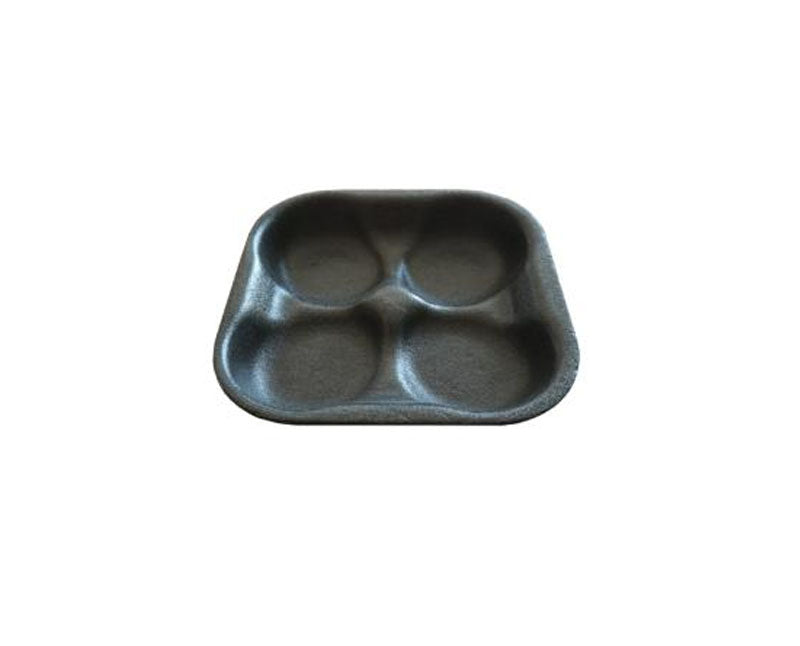 Habtálca 4G/CX114 fekete, 4 almához, 170 x 170 x 30 mm Fő kép
