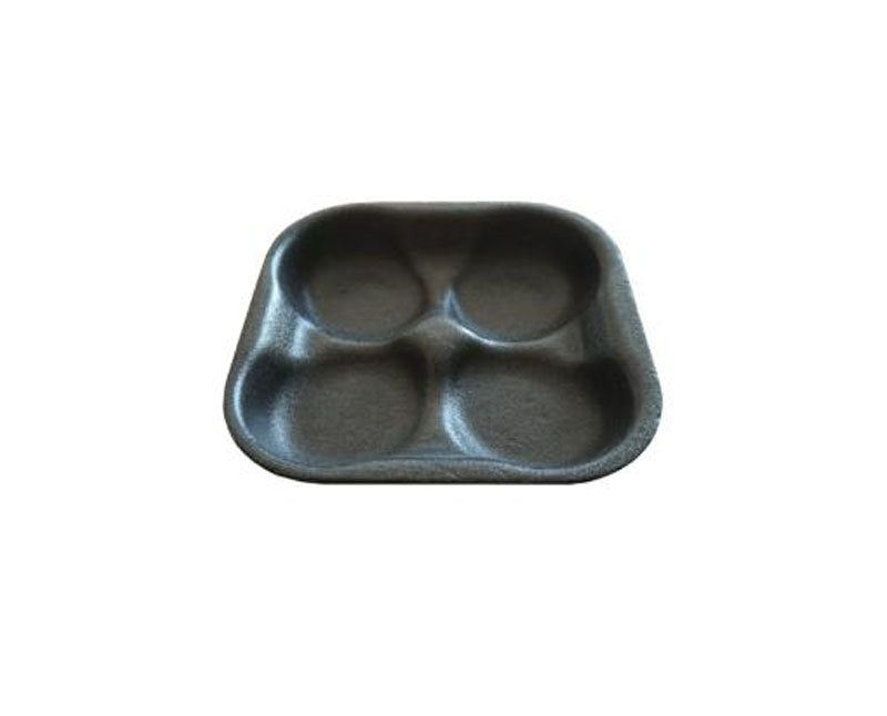Habtálca 4G/CX114 fekete, 4 almához, 175 x 170 x 28 mm