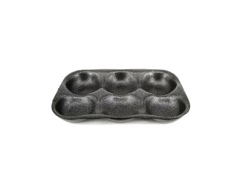 Habtálca CX116 fekete, 6 almához, 230 x 145 x 28 mm