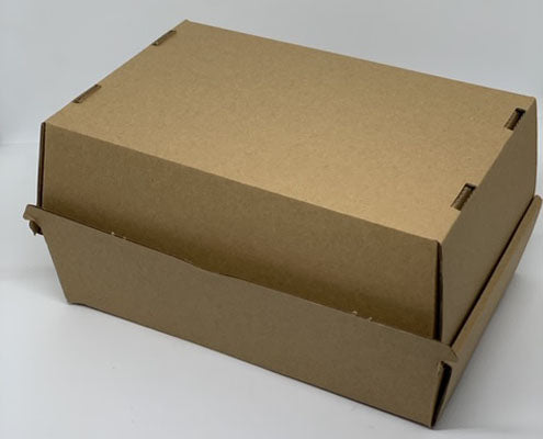 Hamburger papírdoboz nyomatlan 210 x 130 x 110 mm Fő kép