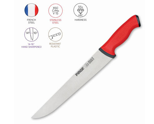 Henteskés DUO 25 cm, piros nyéllel Fő kép