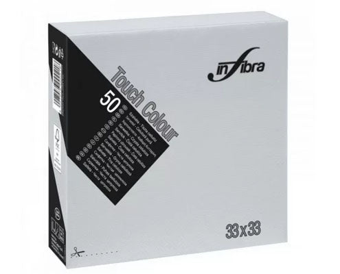 Infibra éttermi szalvéta 2 rétegű 33 x 33 cm szürke Fő kép