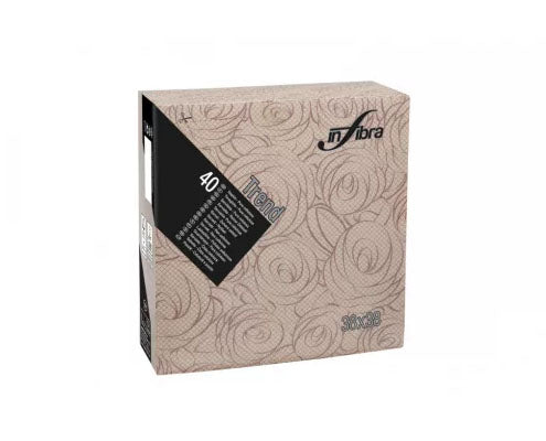 Infibra éttermi szalvéta 2 rétegű 38 x 38 cm trend bouquet bordó Fő kép