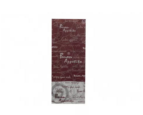 Infibra evőeszköztartó Dinner mintás 2 rétegű 38 x 38 cm-es fehér szalvétával