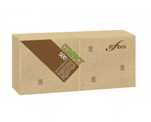 Infibra környezetbarát büfészalvéta Madre Terra 30 x 30 cm-es 1 rétegű barna 100% ECO Fő kép