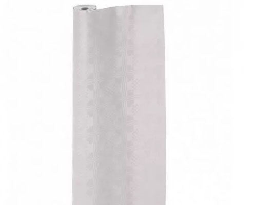 Infibra papír asztalterítő damask fehér 1,2 x 50 m