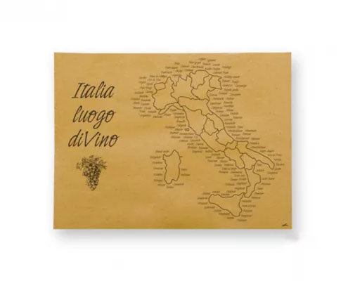 Infibra papír tányéralátét Italia Luogo DiVino mintás 30 x 40 cm Fő kép