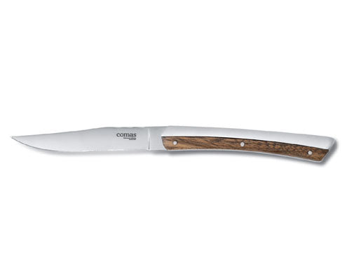 K2 steak kés rozsdamentes acél, fa nyéllel Fő kép
