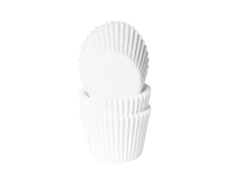 Papír kapszli - Bonbon - Ø26 x 19 mm fehér Fő kép