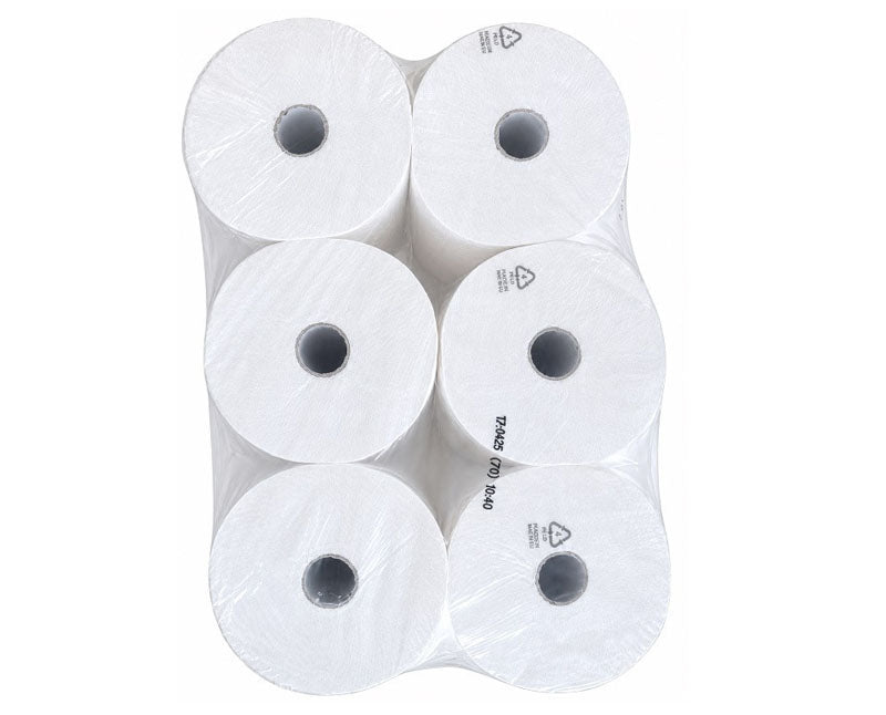 Kéztörlőpapír 2 rétegű, 19 cm Matic, 100% fehér, 130 m Fő kép