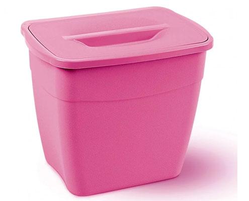 Koala szemetes kuka fedővel 6 l (Hanging Bucket) rózsaszín Fő kép