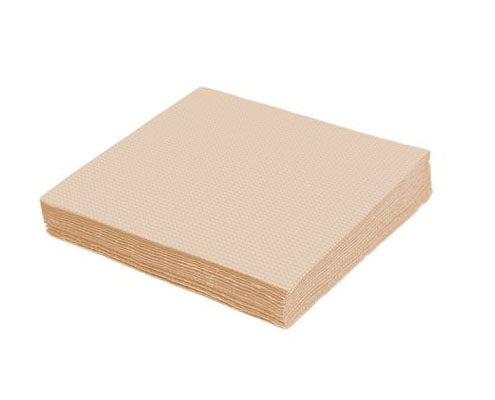 Környezetbarát szalvéta 33 x 33 cm egyrétegű natúr Fő kép