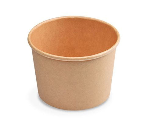 Leveses barna kraft papírtégely 500 ml 115 mm Fő kép