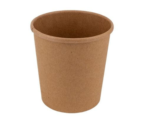 Leveses barna kraft papírtégely 500 ml 97 mm Fő kép