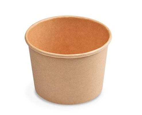 Leveses barna kraft papírtégely 750 ml 115 mm Fő kép
