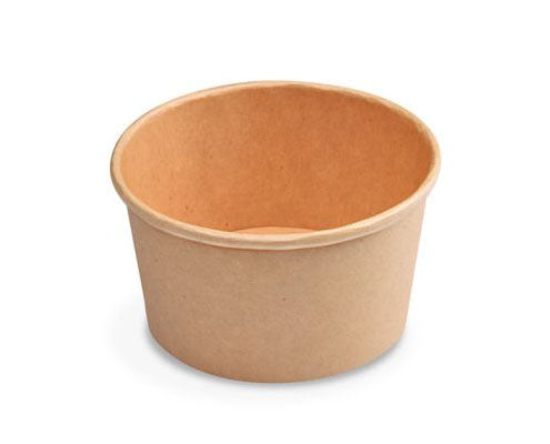 Leveses kraft barna papírtégely 350 ml 115 mm Fő kép