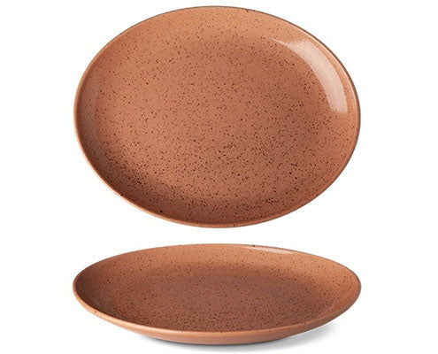 Lifestyle Terracotta porcelán ovális tányér 28 cm Fő kép