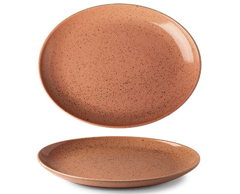 Lifestyle Terracotta porcelán ovális tányér 32 cm Fő kép