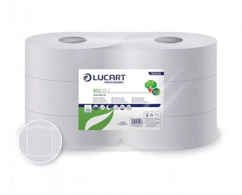 Lucart Eco 23J toalettpapír 2 rétegű - recy - 165 m  fehér Fő kép