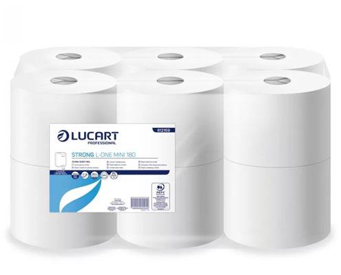 LUCART L-ONE STRONG 180 m toalettpapír, 2 rétegű, belső/pont, laponkénti adagolású Fő kép