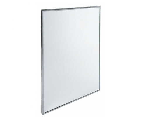 Mediclinics fix tükör rozsdamentes acél kerettel 700 x 500 mm szálcsiszolt Fő kép