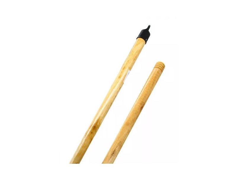 Menetes lakkozott fa nyél 120 cm