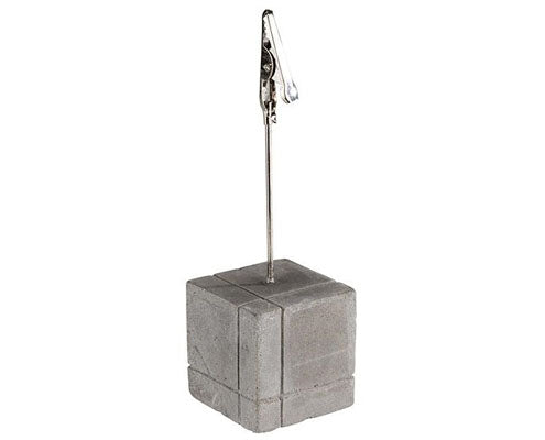 Menükártyatartó csomag beton, 12 cm Fő kép
